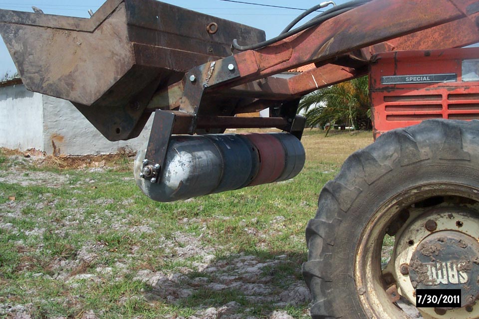 homemade lawn roller